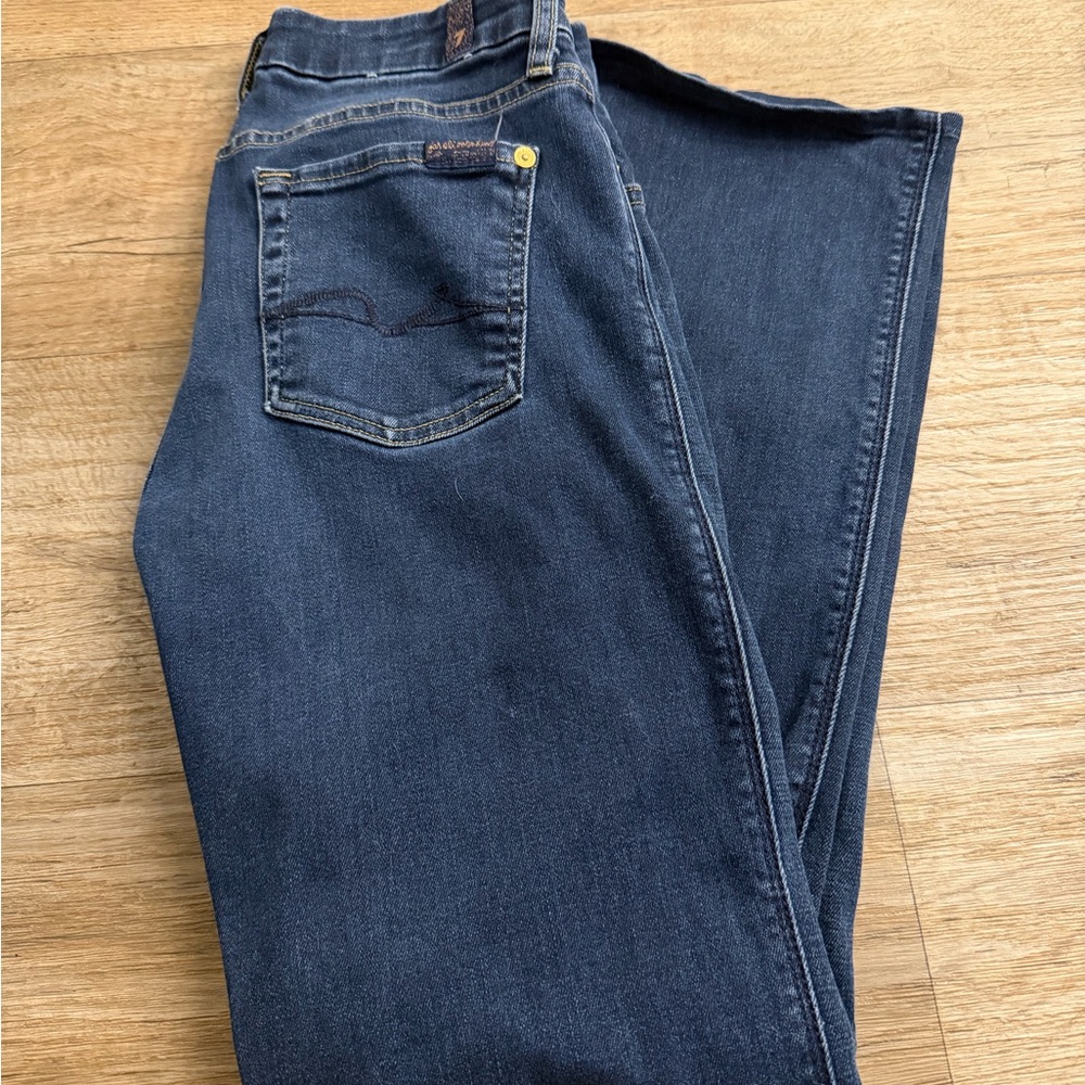 Dark Blue Denim Jeans